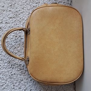 Vintage Yellow Suitcase Canadian Made